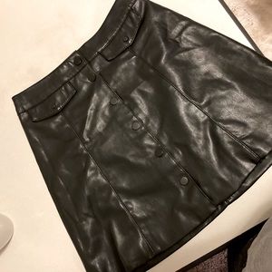Leather Skirt